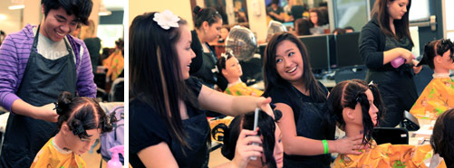 cosmetology students